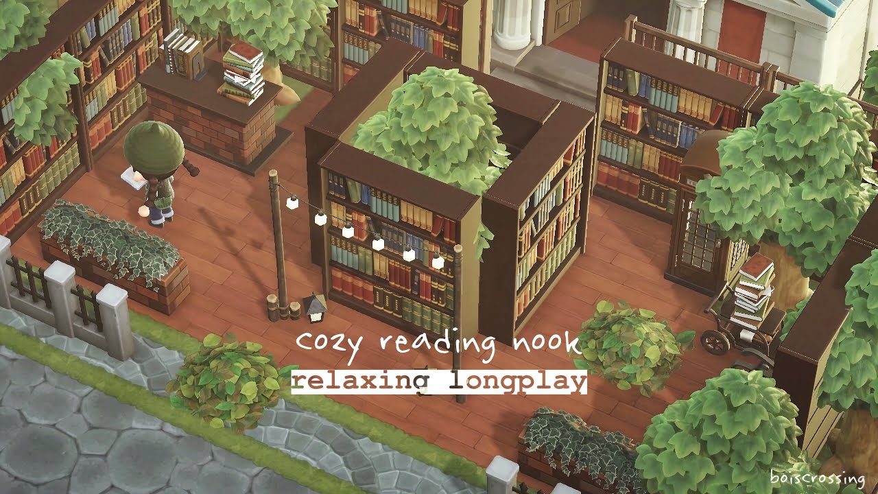 【あつ森】居心地の良い図書館 ロングプレイ | coffee stand | Animal Crossing Longplay 🍃  (No Commentary)