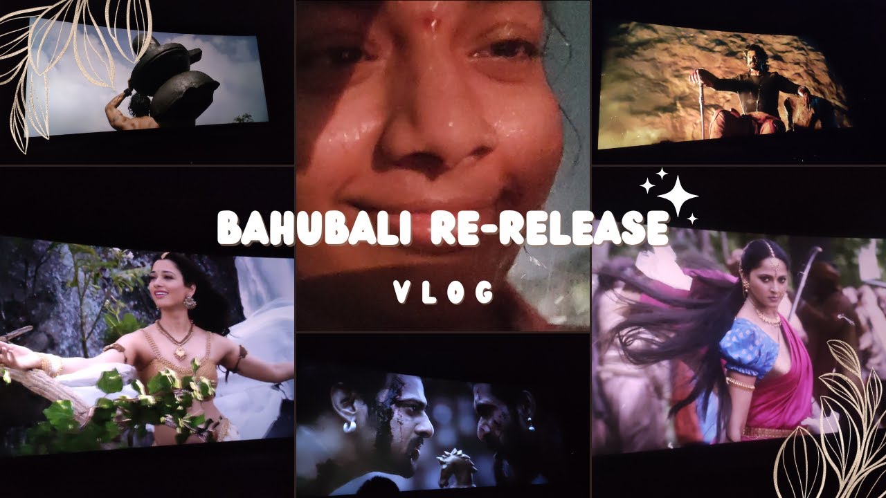 🎥 Bahubali Re-Release Vlog | The Epic🔥