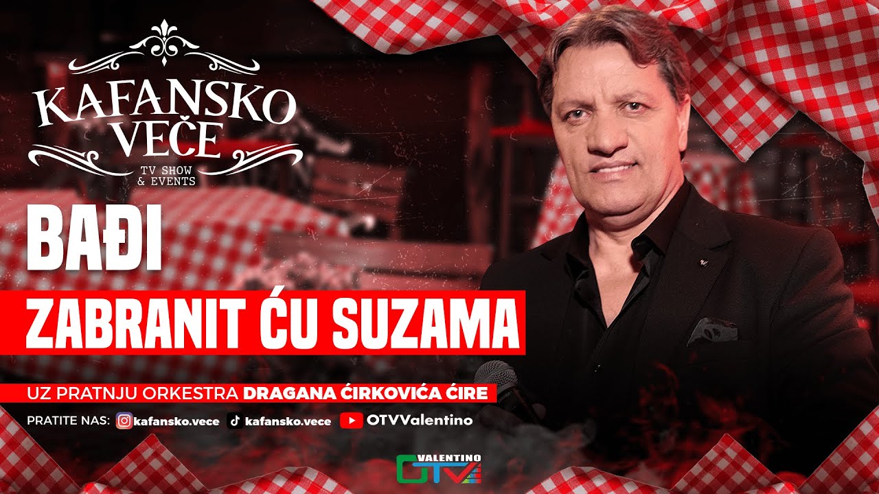 BADJI - ZABRANICU SUZAMA | UZIVO | 2024 (ORK.DRAGAN CIRKOVIC CIRA) | KAFANSKO VECE