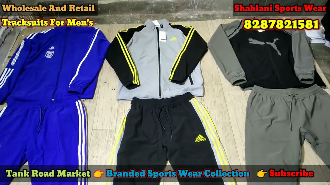 Tank Road Sports Wear wholesale market | Branded Tracksuit wholesale market in Delhi tank Road