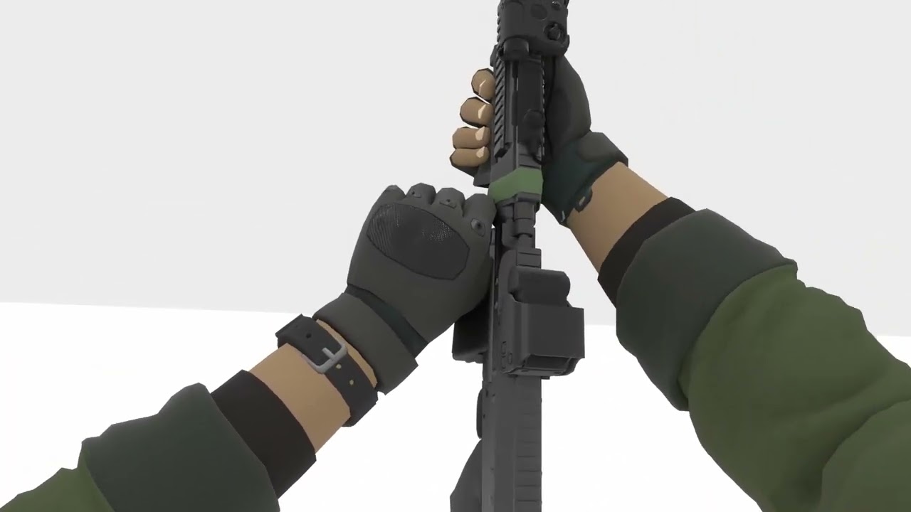 Completely normal FN FAL animation