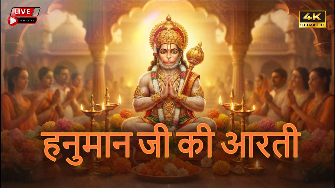🔴 Live 24x7 | श्री हनुमान जी की आरती 🙏 | Hanuman Aarti Loop | Jai Bajrang Bali 🚩