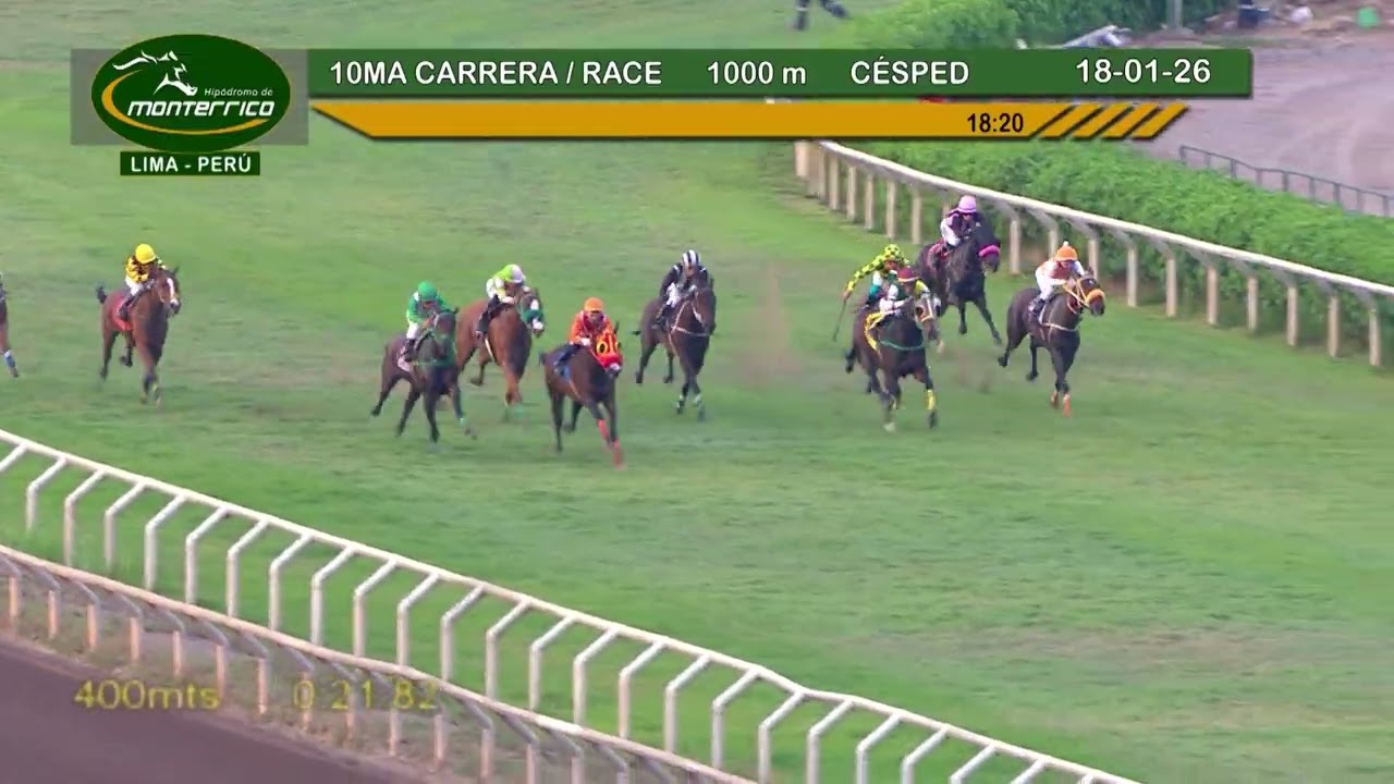 Hipódromo Monterrico  - 10ma Carrera 18 Enero 26
