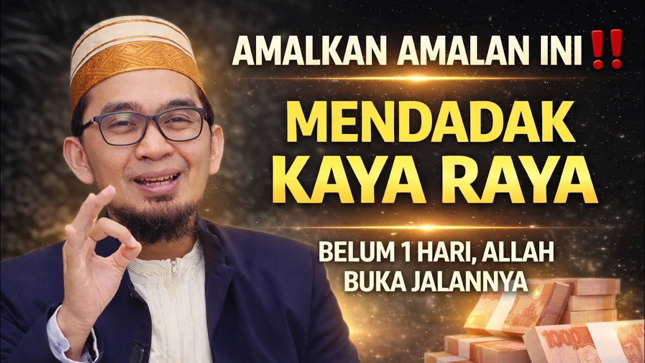 MENDADAK KAYA🔥‼️ Amalkan Ini… Banyak yang Rezekinya Terbuka Tanpa Diduga!