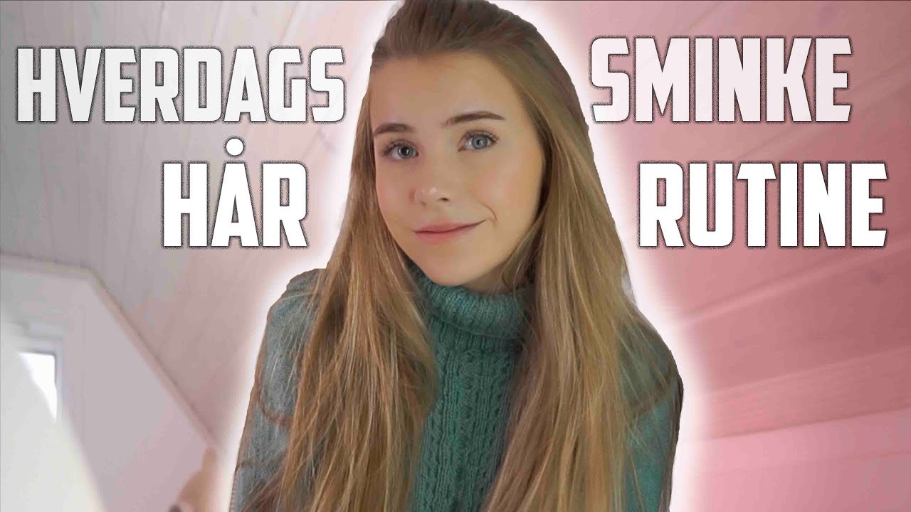 Back2school: Hverdagssminke og min hår rutine for skolen! Mina Jacobsen