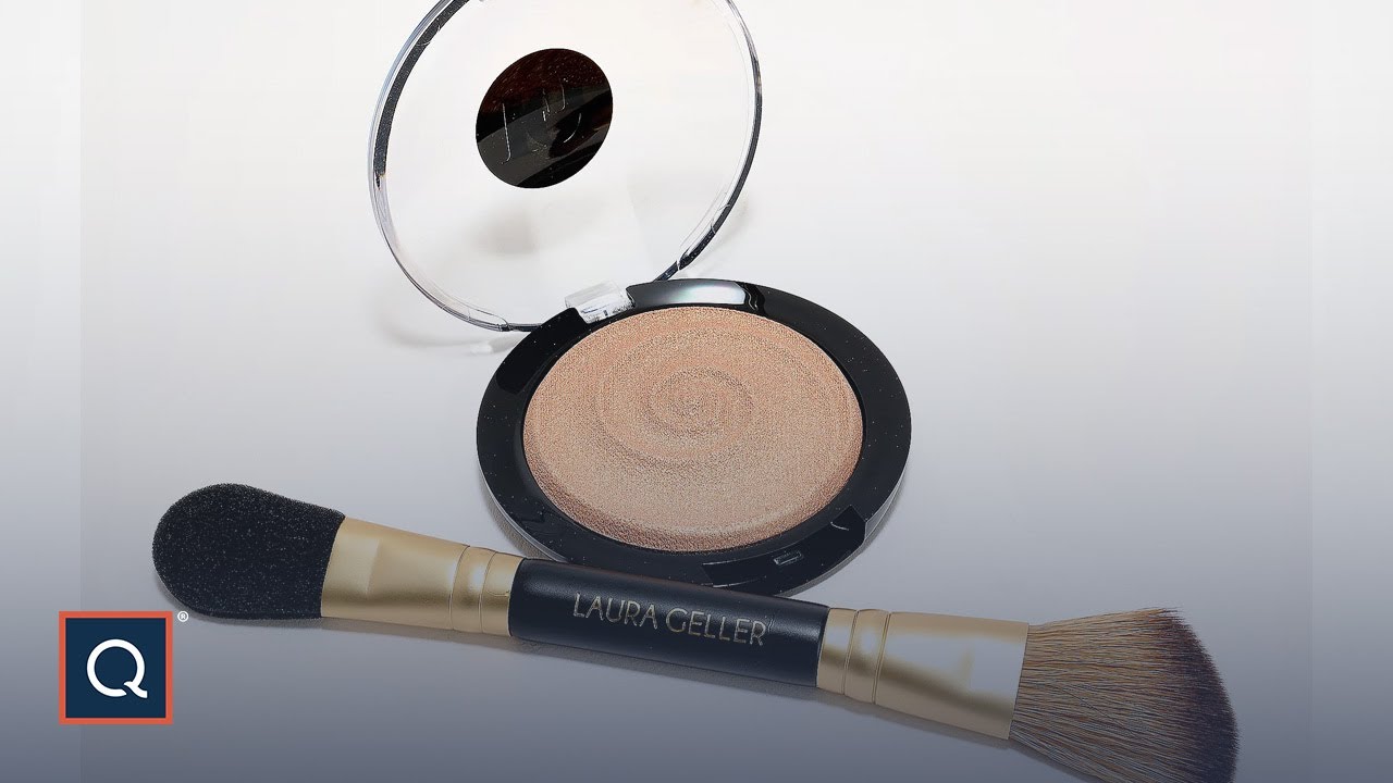 Laura Geller Baked Gelato Swirl Illuminator with Brush | QVC
