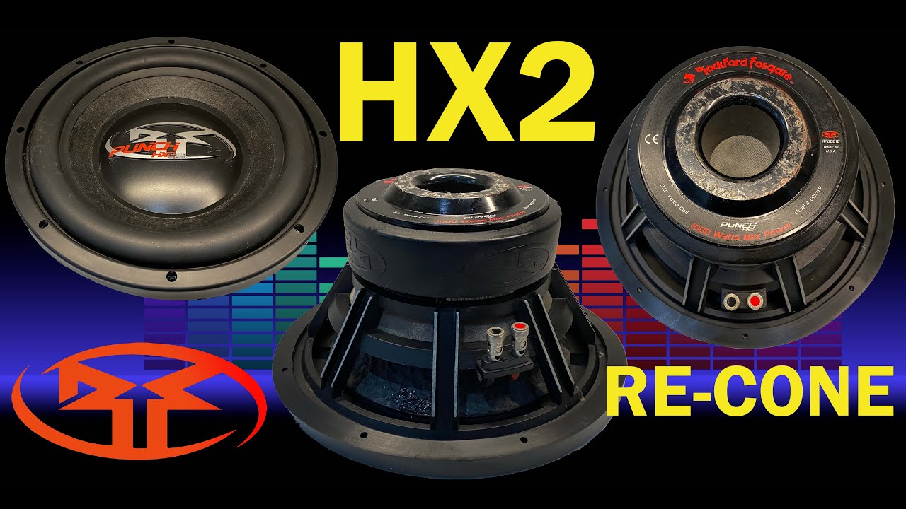 Rockford Fosgate 12" HX2 recone 3.0" звуковая катушка