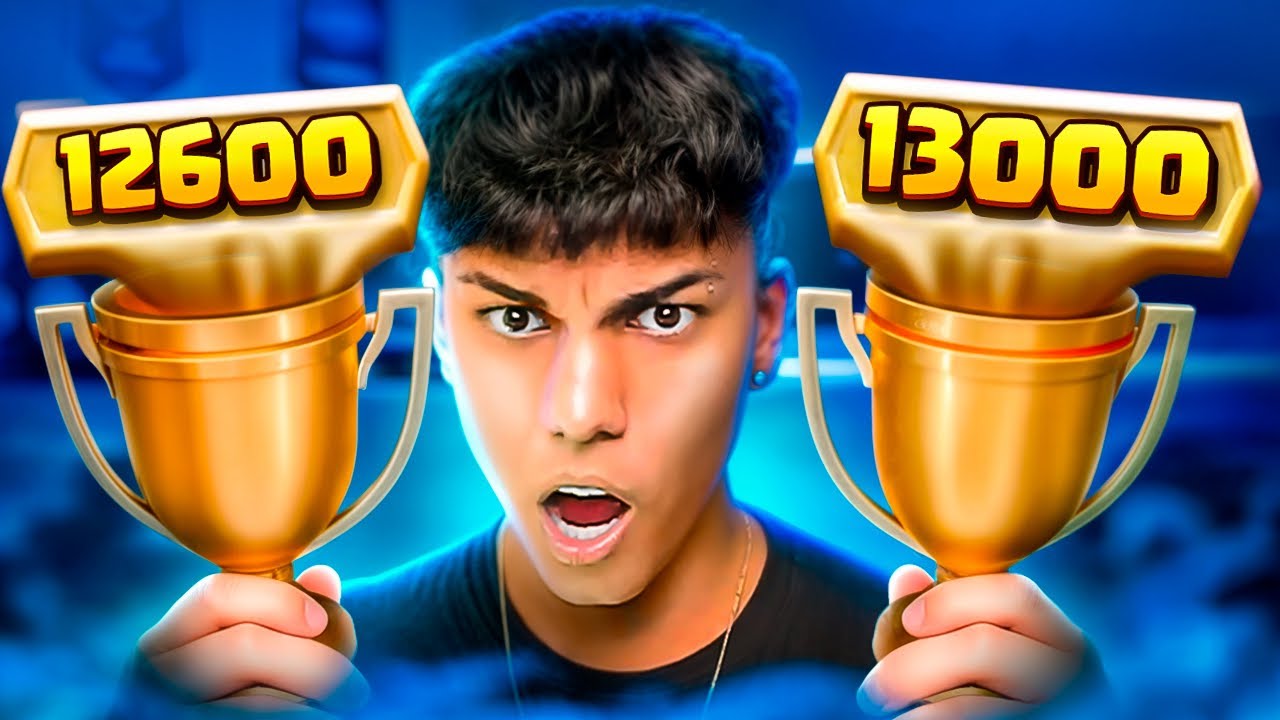 O VÍDEO ACABA SE EU PERDER ANTES DE CHEGAR NOS 13000 TROFÉUS! *deu tudo errado* 😭