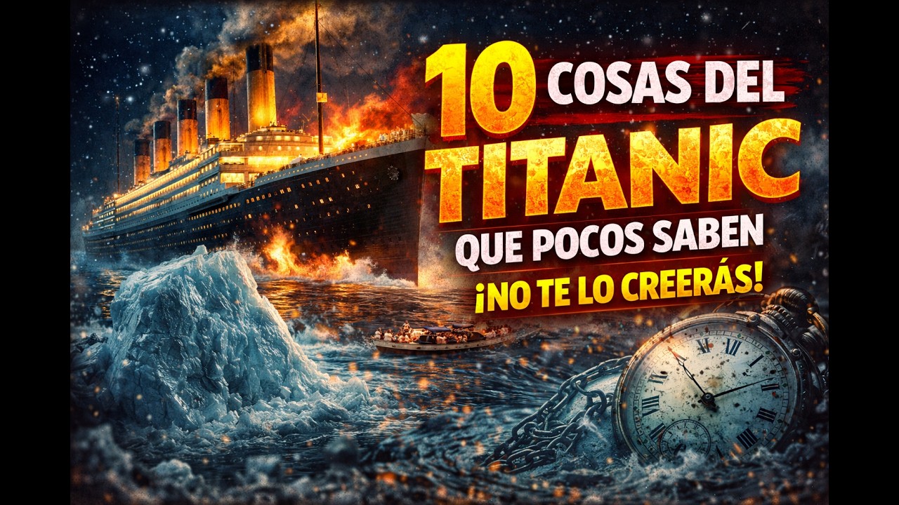 ¡NO TE LO CREERÁS! 10 Cosas del Titanic que Casi Nadie Sabe