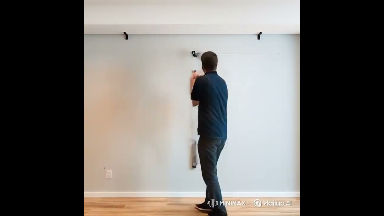 Modern TV Wall Makeover ✨ | LED Glow & Minimal Decor