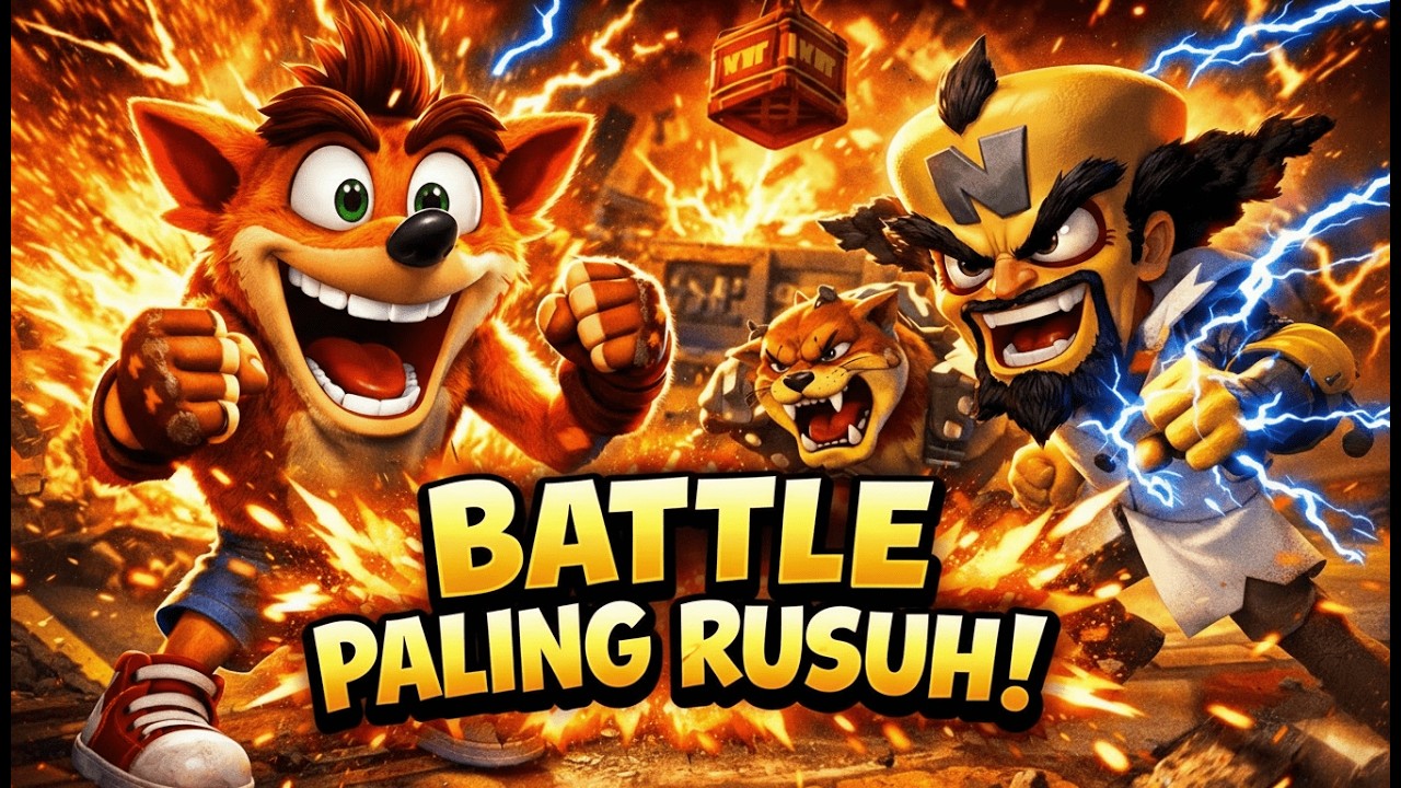 😂 Game Masa Kecil Paling Rusuh – Crash Bash #livestream #crashbash #ps1  #part2