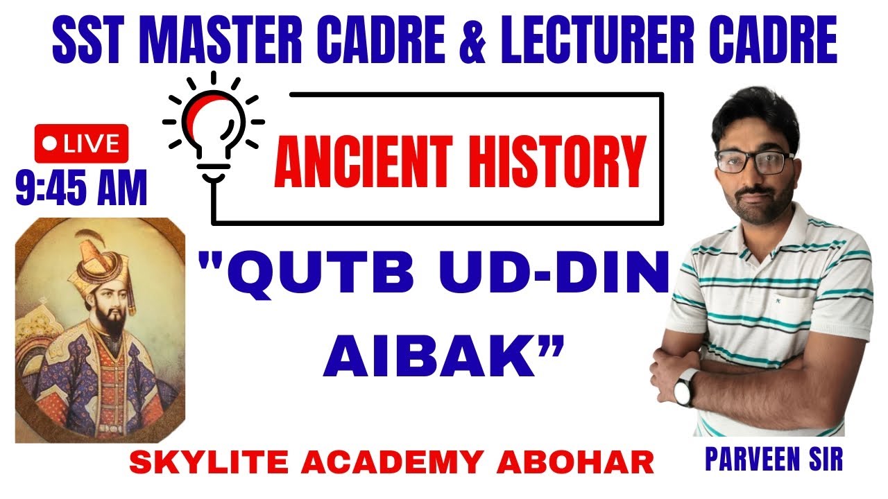 SST MASTER CADRE 2026 | ANCIENT HISTORY | 