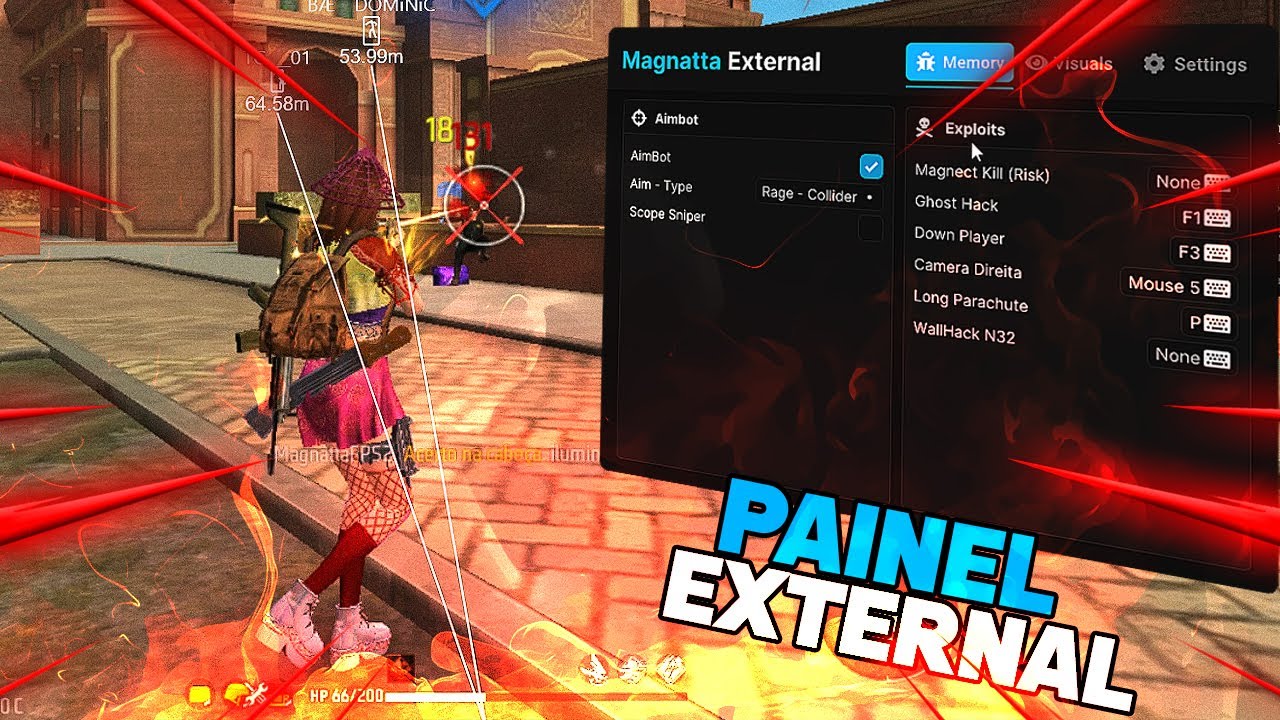 Do BRONZE ao ELITE Usando CHEAT RANQUEADA PAINEL FREE FIRE ⚔️PAINEL EMULADOR IPA  XITANDO