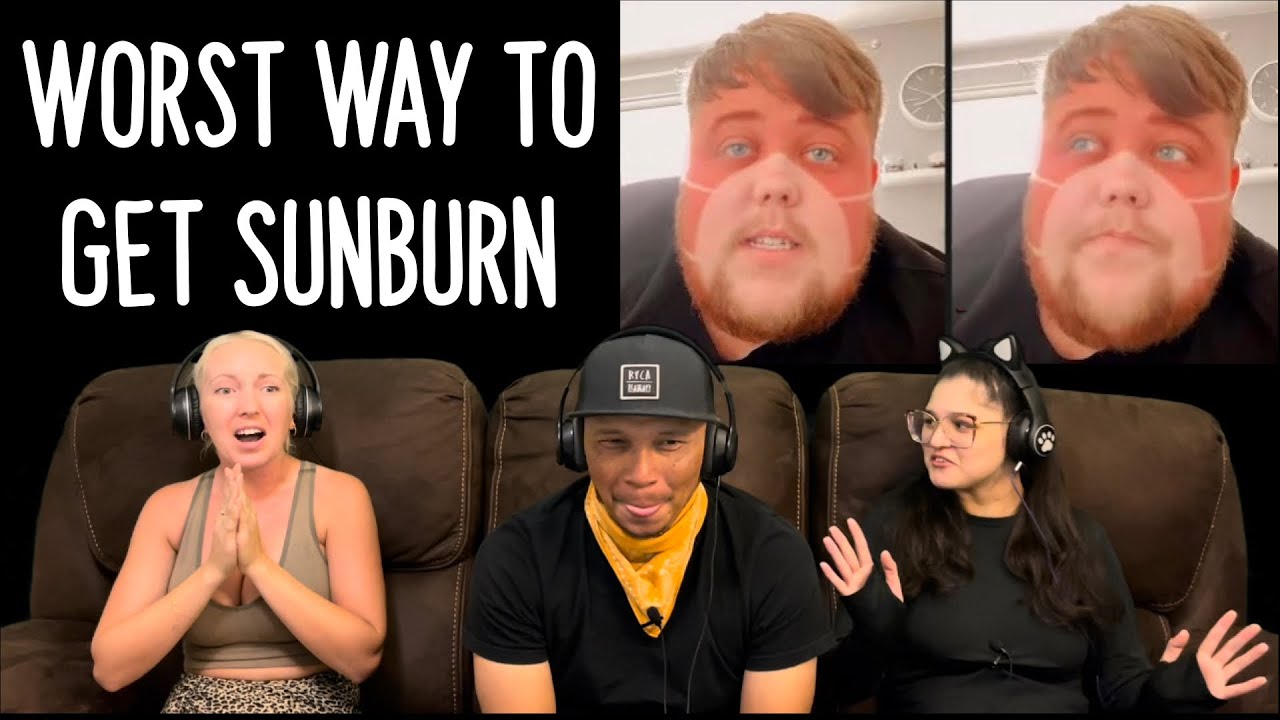 DAILY DOSE OF INTERNET 3 - Worst Way to Get Sunburn - Reaction!
