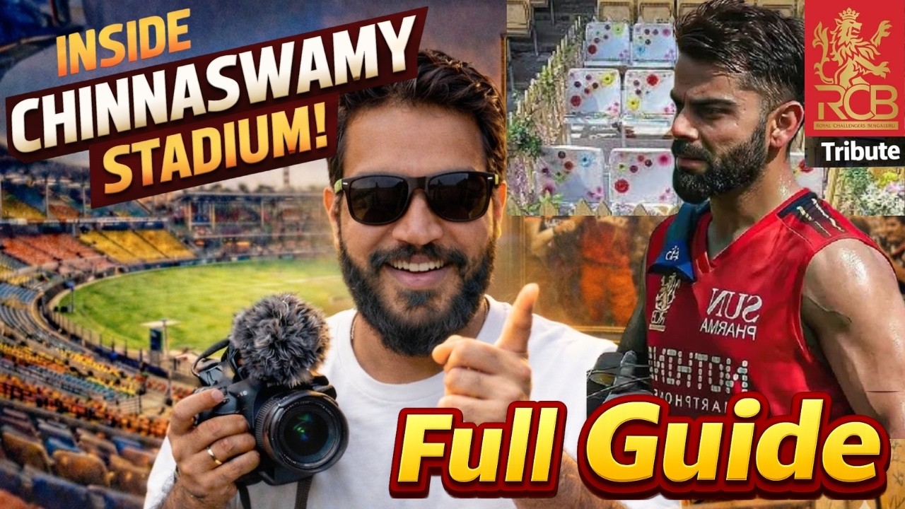 I Bet No One Shows This Inside Chinnaswamy Stadium 😳 Calm Before RCB Storm!