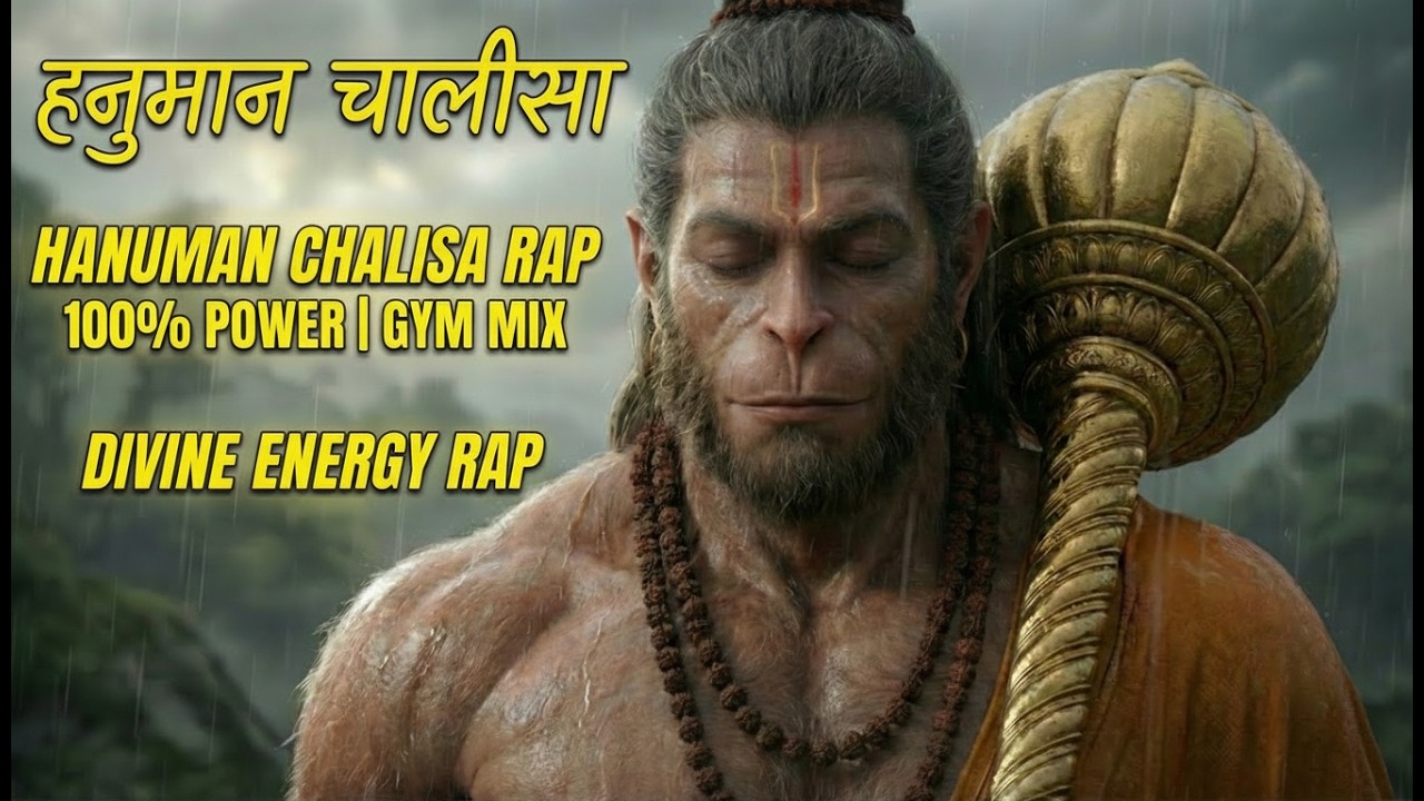 💪🚩 हनुमान चालीसा रैप | RAP Edition | Gym Motivation | शक्ति और भक्ति का संगम #viral #trending