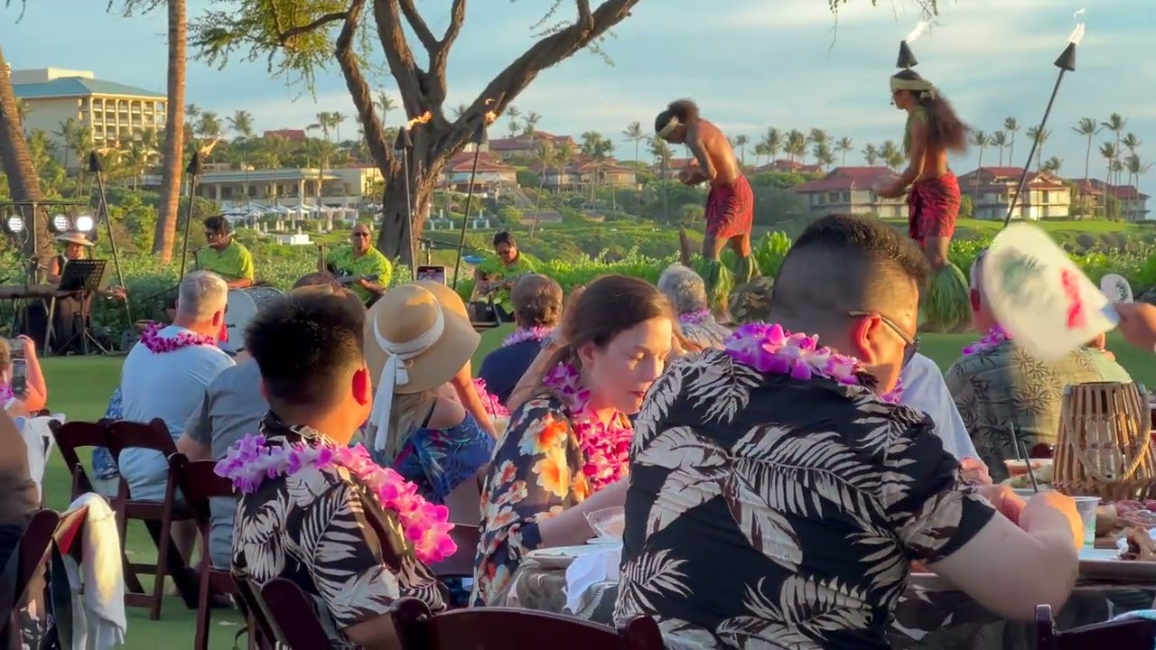 Te Au Moana Luau, Maui   Our First Luau at Wailea Beach Marriott's Luau Show On Maui 2023