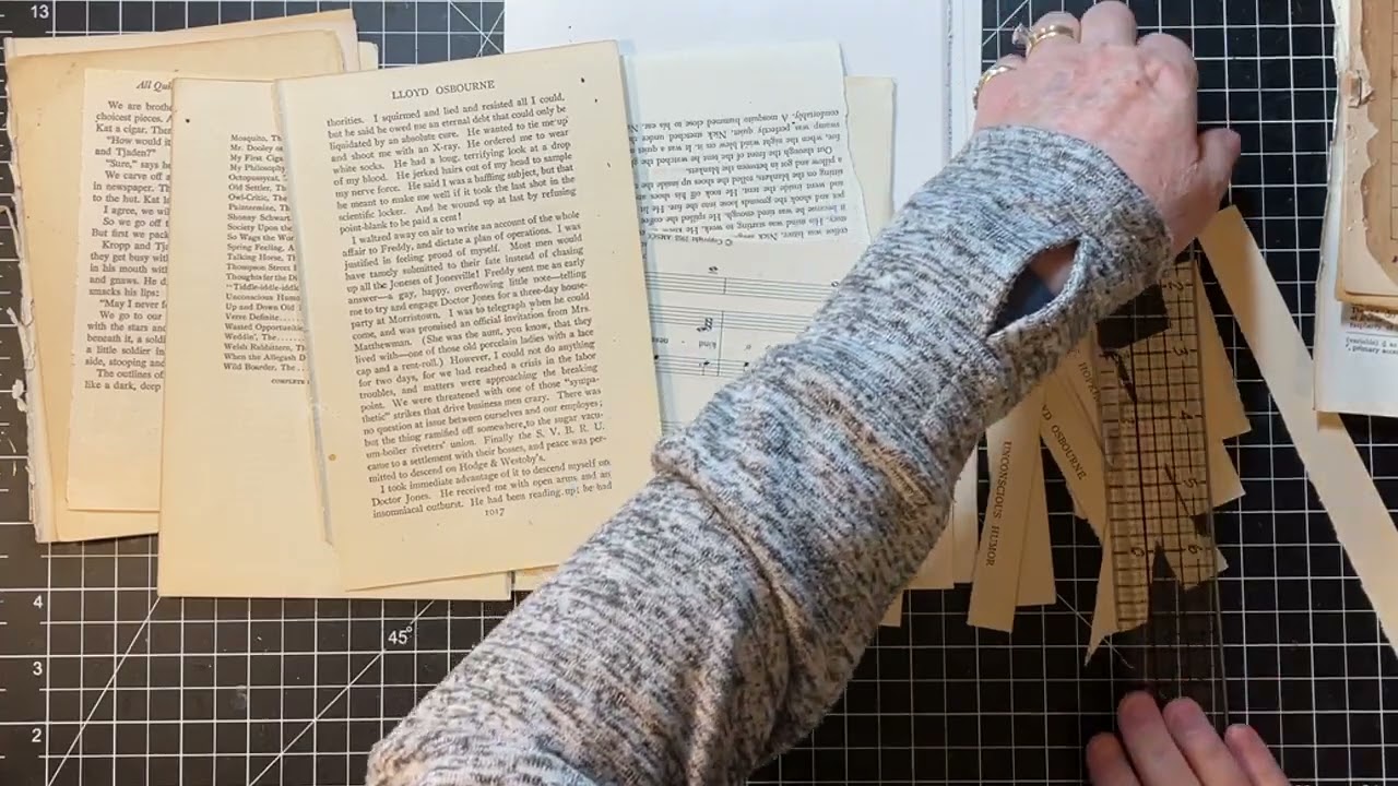 Scrappy Saturday! - Book Page Makes! - Pockets & Journal Cover!
