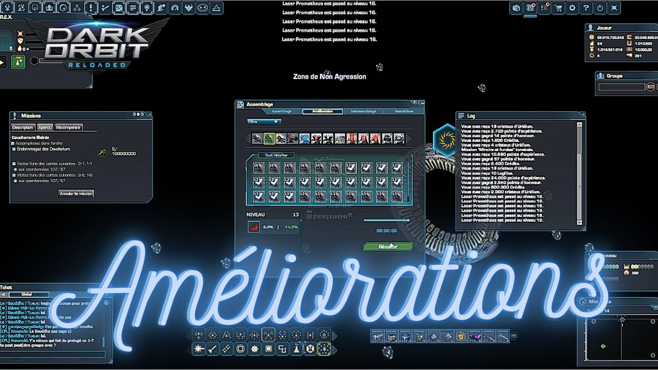 [FR] DARK ORBIT TUTO  | LES AM&Eacute;LIORATIONS 🔝