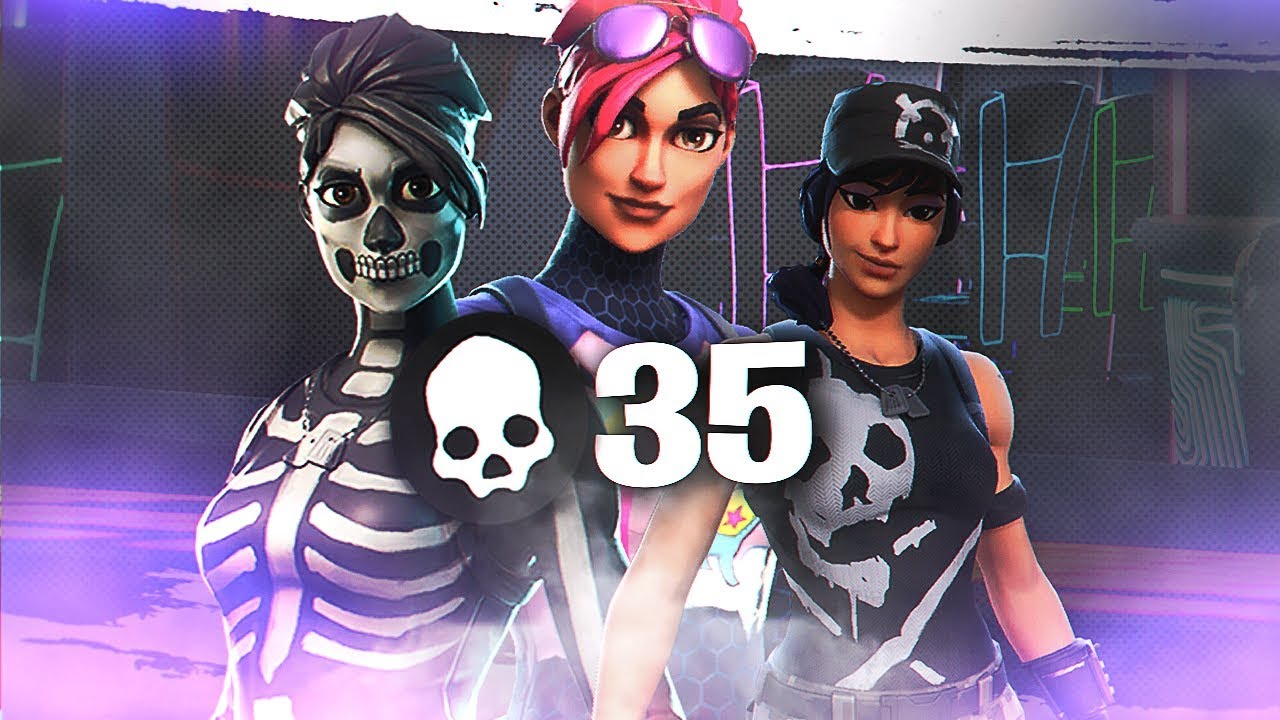 3 PLAYERS, 35 KILLS! Squads w/ Dakotaz, FaZe Yelo & kiichi-chaos (Fortnite Battle Royale Season 7)