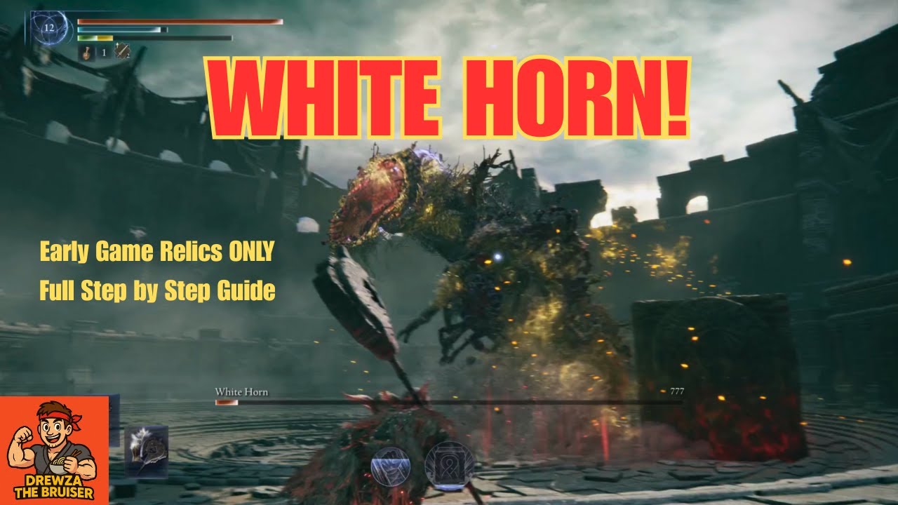 How To Beat White Horn - With Early Game Relics ONLY!
