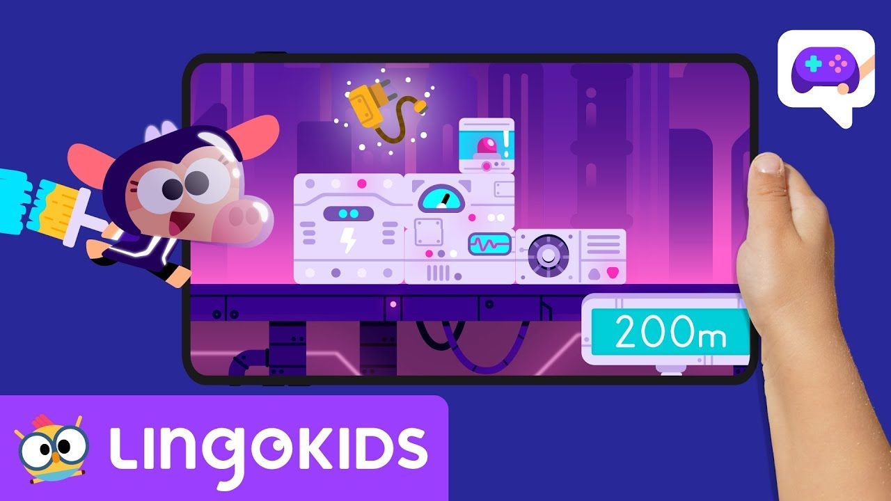 RUNNER TECHNOLOGY GAME 🧑‍💻🖱️ Lingokids Games | Games for kids