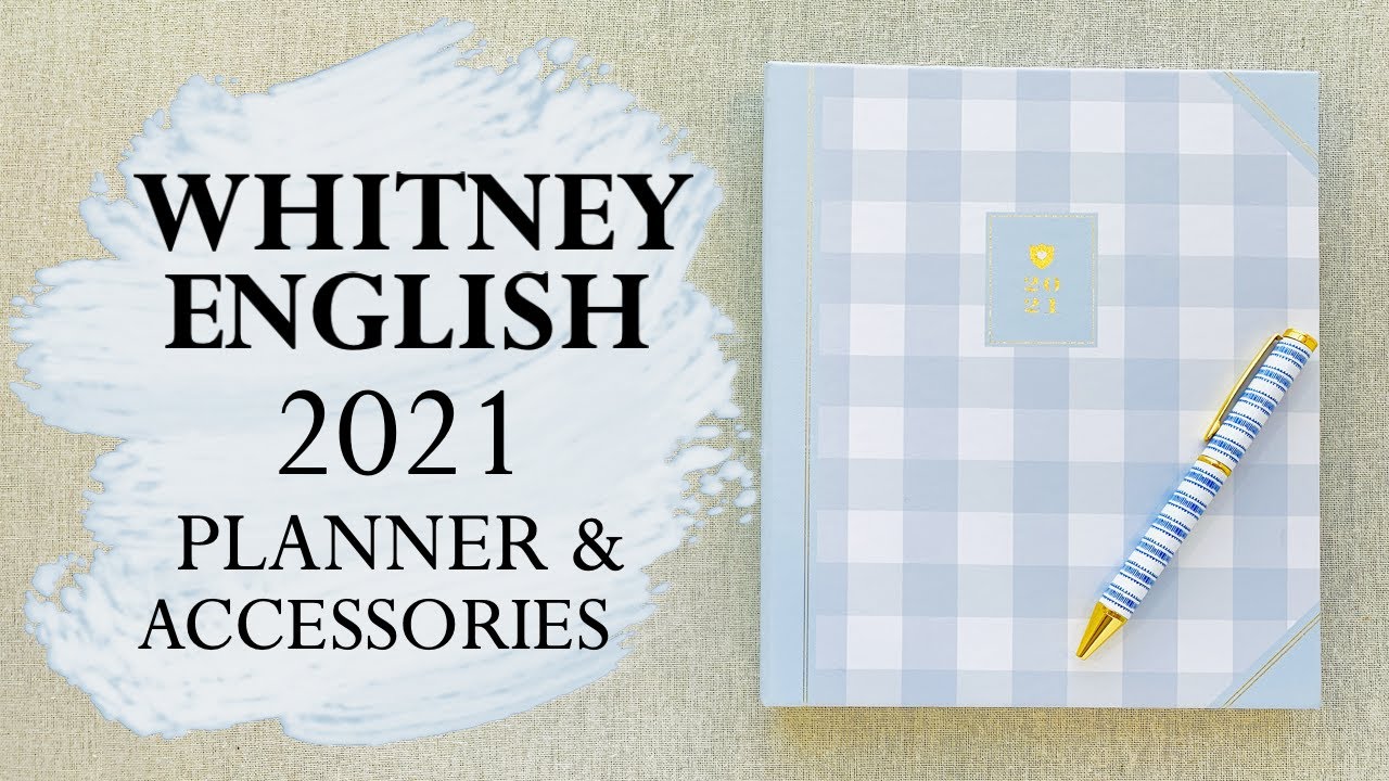 WHITNEY ENGLISH PLANNER 2021 + $5 OFF