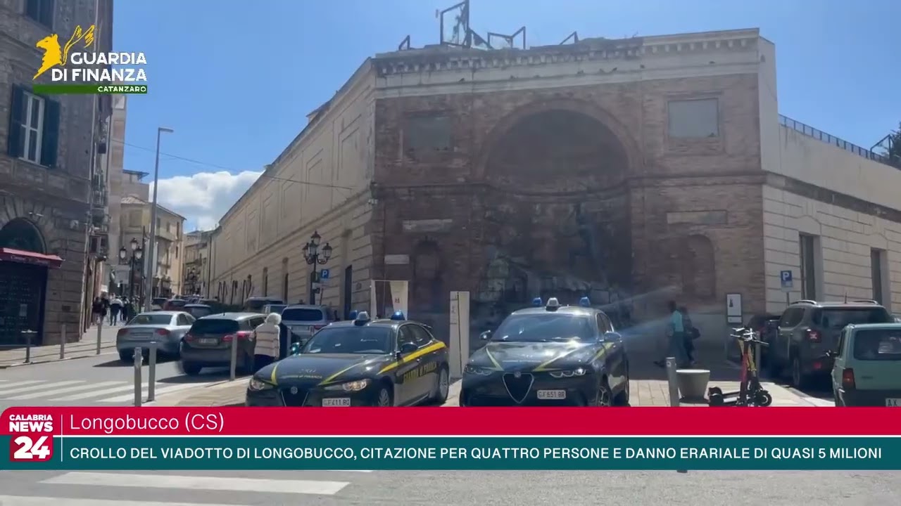 Longobucco (CS) - Crollo del viadotto di Longobucco, citazione per quattro persone e danno erariale…