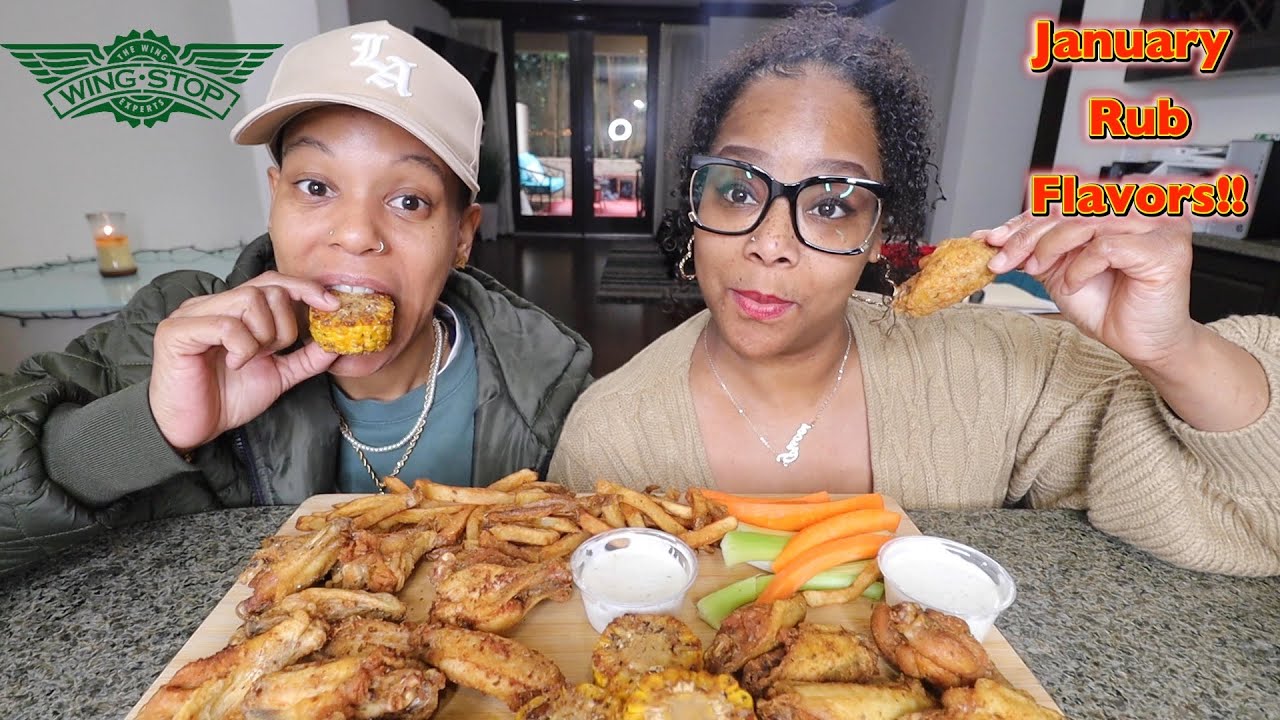 TRYING WINGSTOP JANUARY DRY RUB FLAVORS FOR THE FIRST TIME!!!