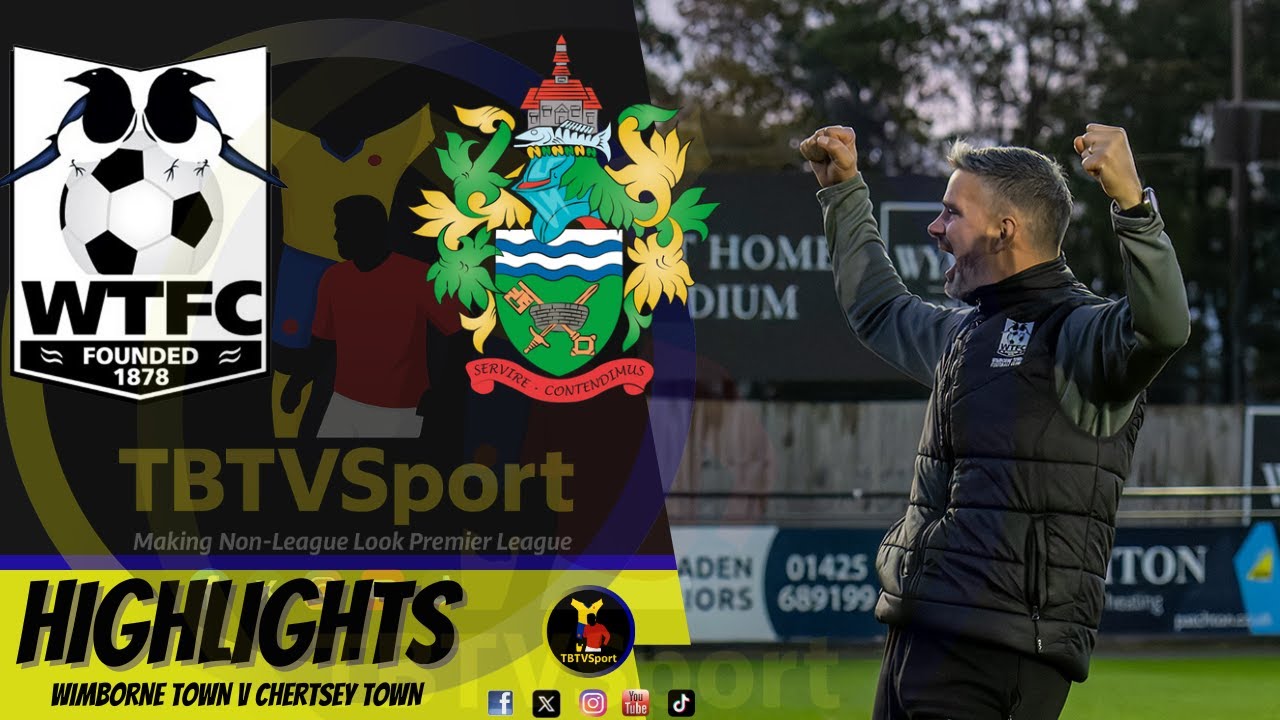 HIGHLIGHTS: Wimborne Town v Chertsey Town #nonleague #football #highlights #soccer