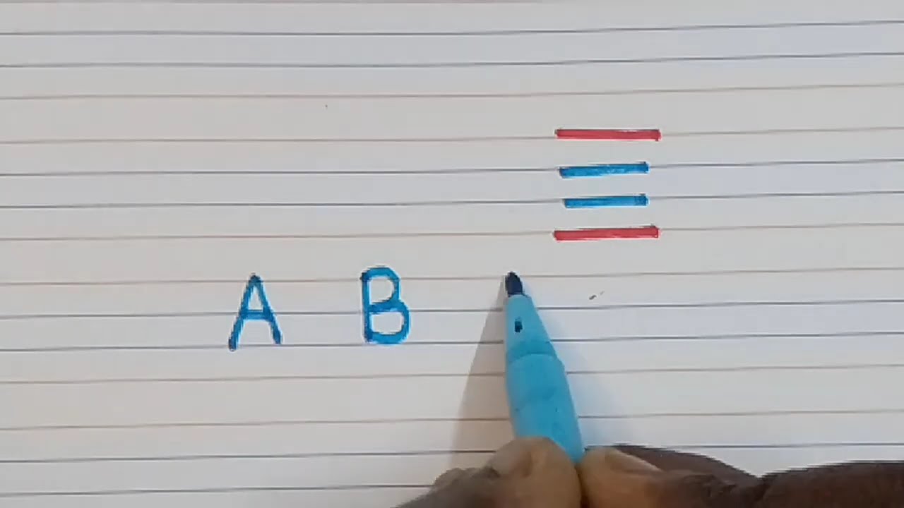 How to Write Capital Letters A to Z in 4 Lines Copy | Capital Letters Writing 📝