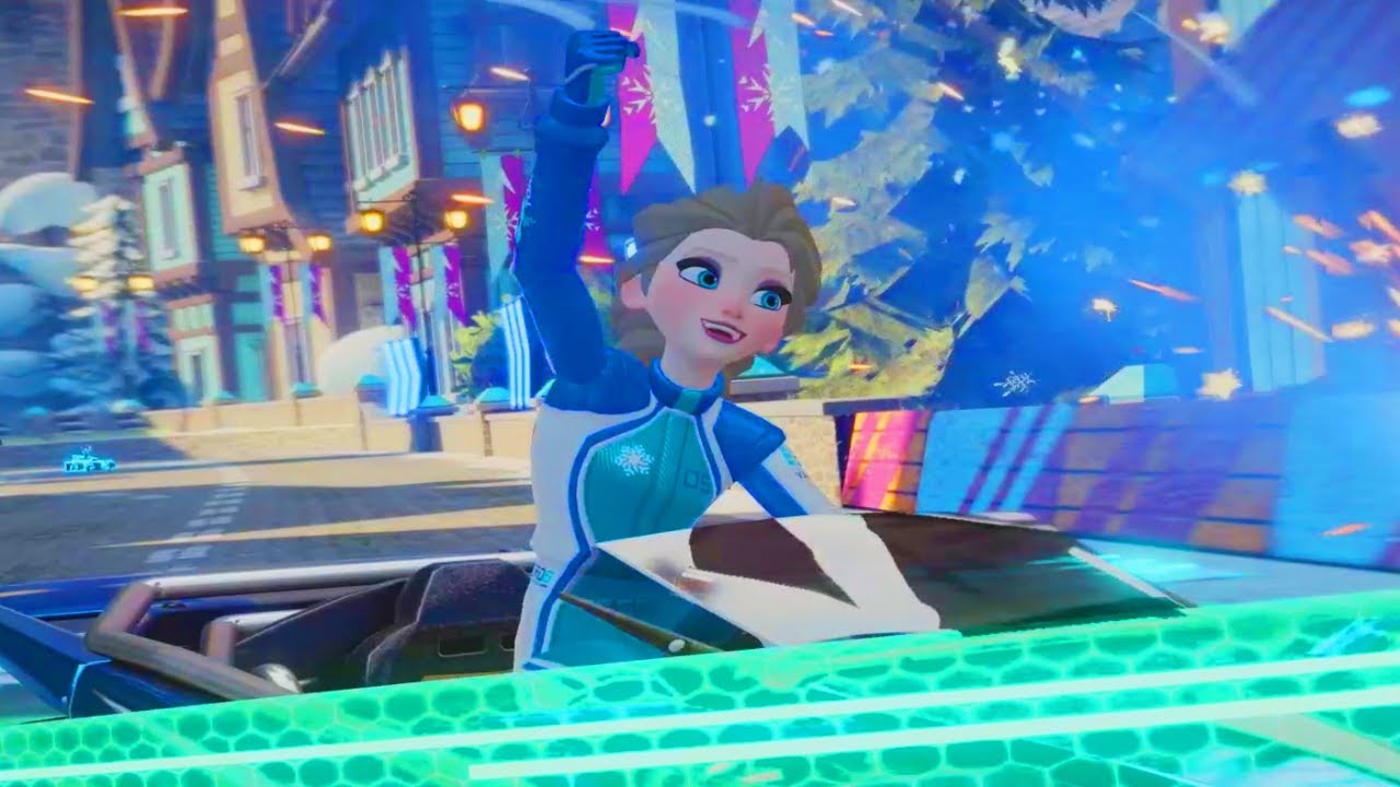 Elsa Gameplay - Disney Speedstorm Season 5 Let It Go 4K HD