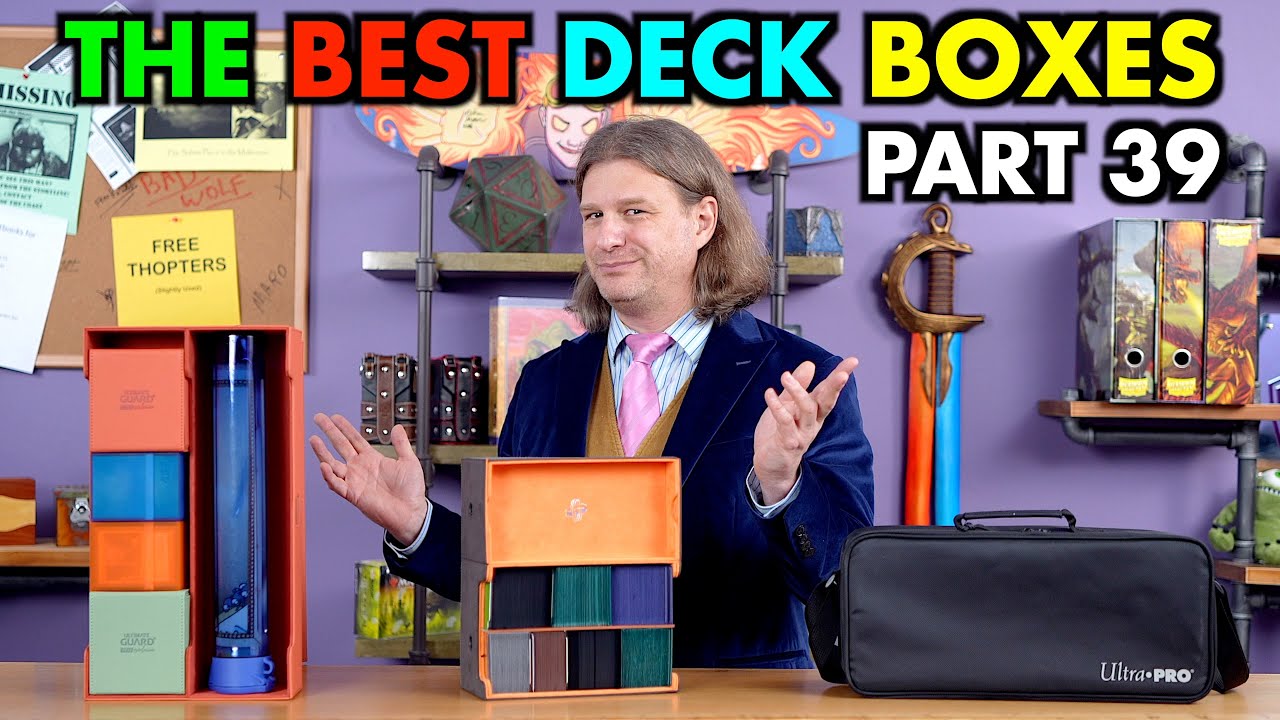 The Best Deck Boxes 39 - Ultimate Guard Omnihive, Ultra Pro Deluxe Trove, Gamegenic Games' Lair 600+
