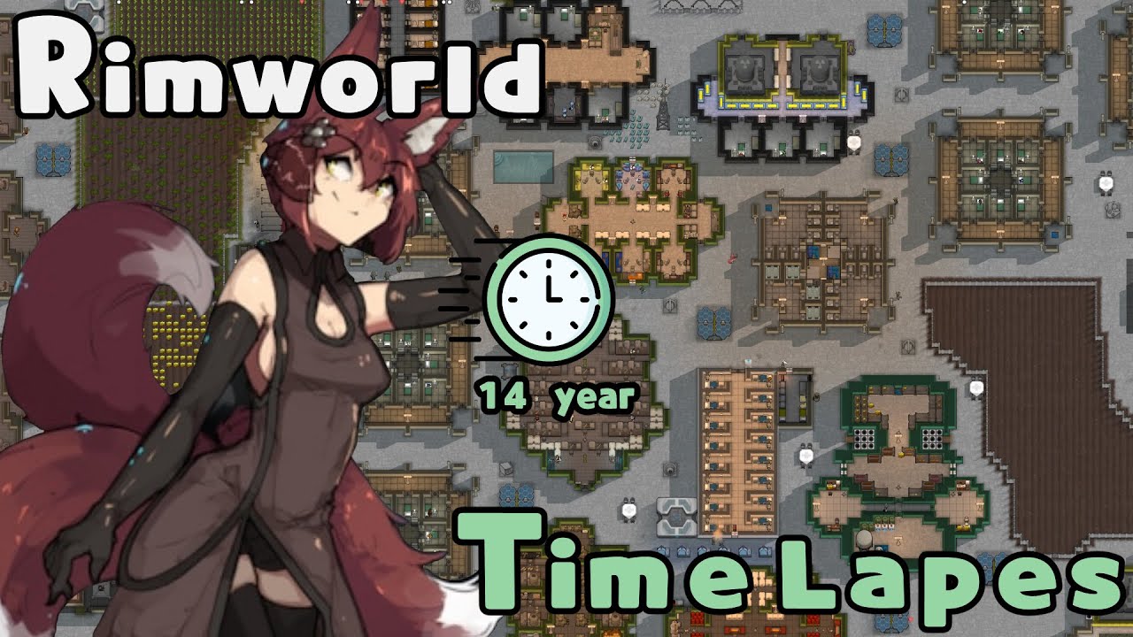 Kurin race Rimworld Time Lapse!
