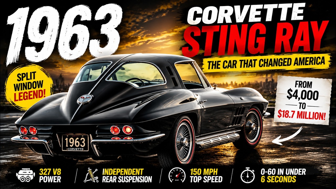 963 Corvette Sting Ray: The American Classic That Became a Legend
