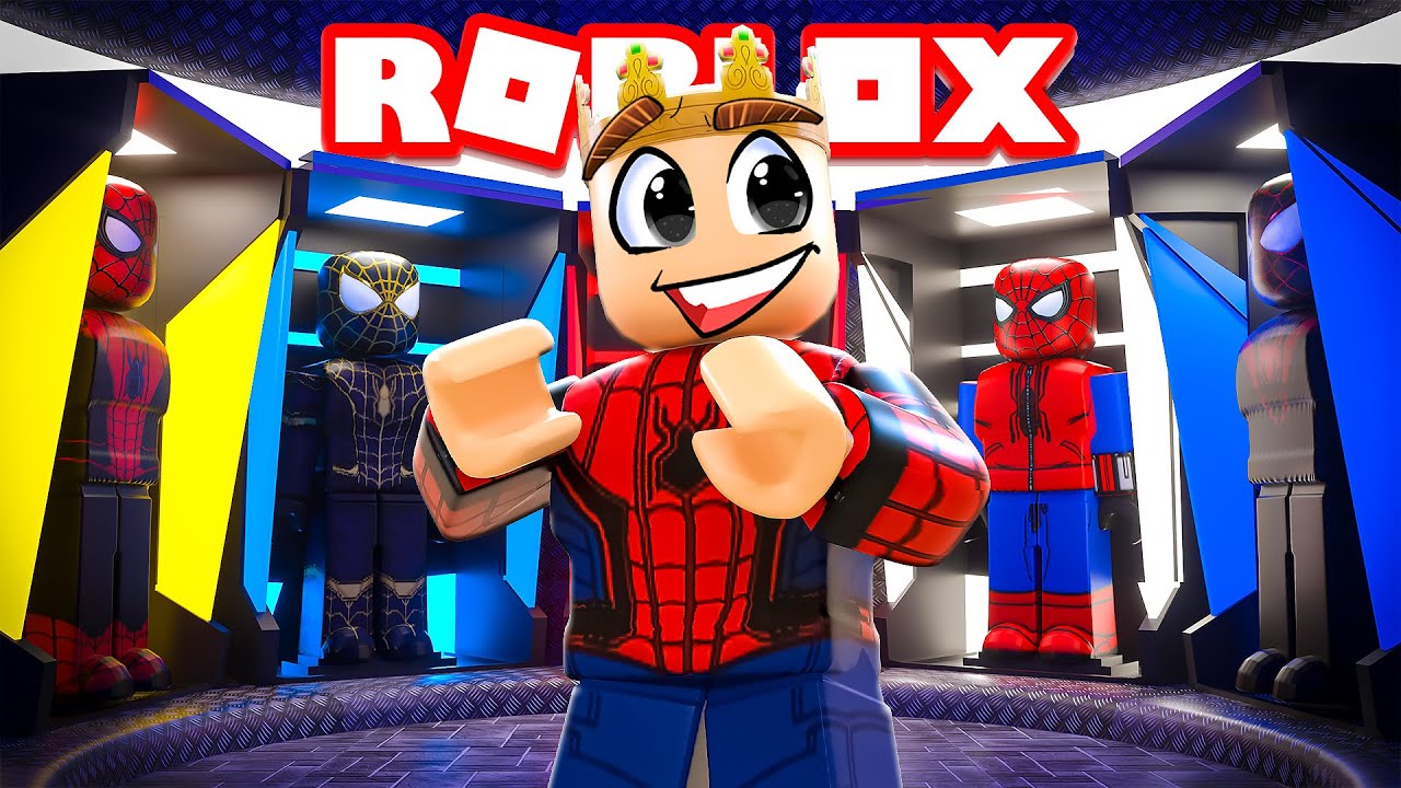 ОТКРЫТИЕ ВСЕХ КОСТЮМОВ ЧЕЛОВЕКА-ПАУКА В ROBLOX!