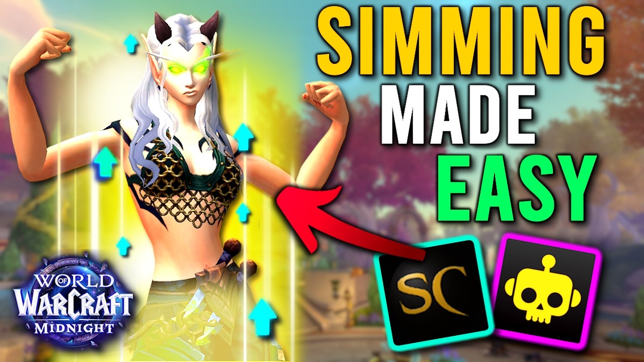 How to Sim Gear in WoW Midnight - Easy Raidbots + SimulationCraft Guide 2026