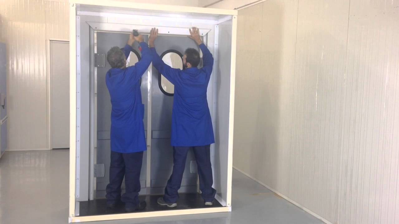 Flip flap door polyethylene - installation