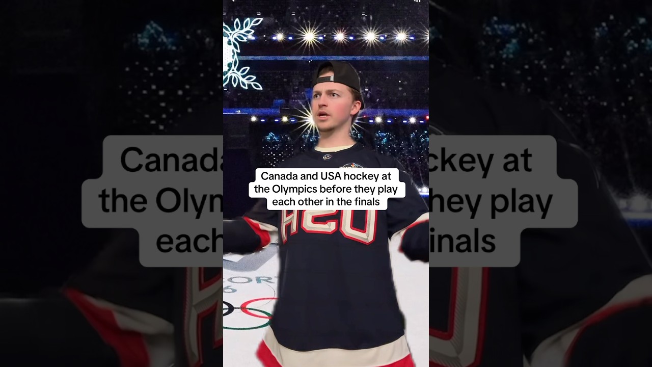 Канада и США играют в хоккей на Олимпийских играх прямо сейчас! #canada #usa #hockey #olympics