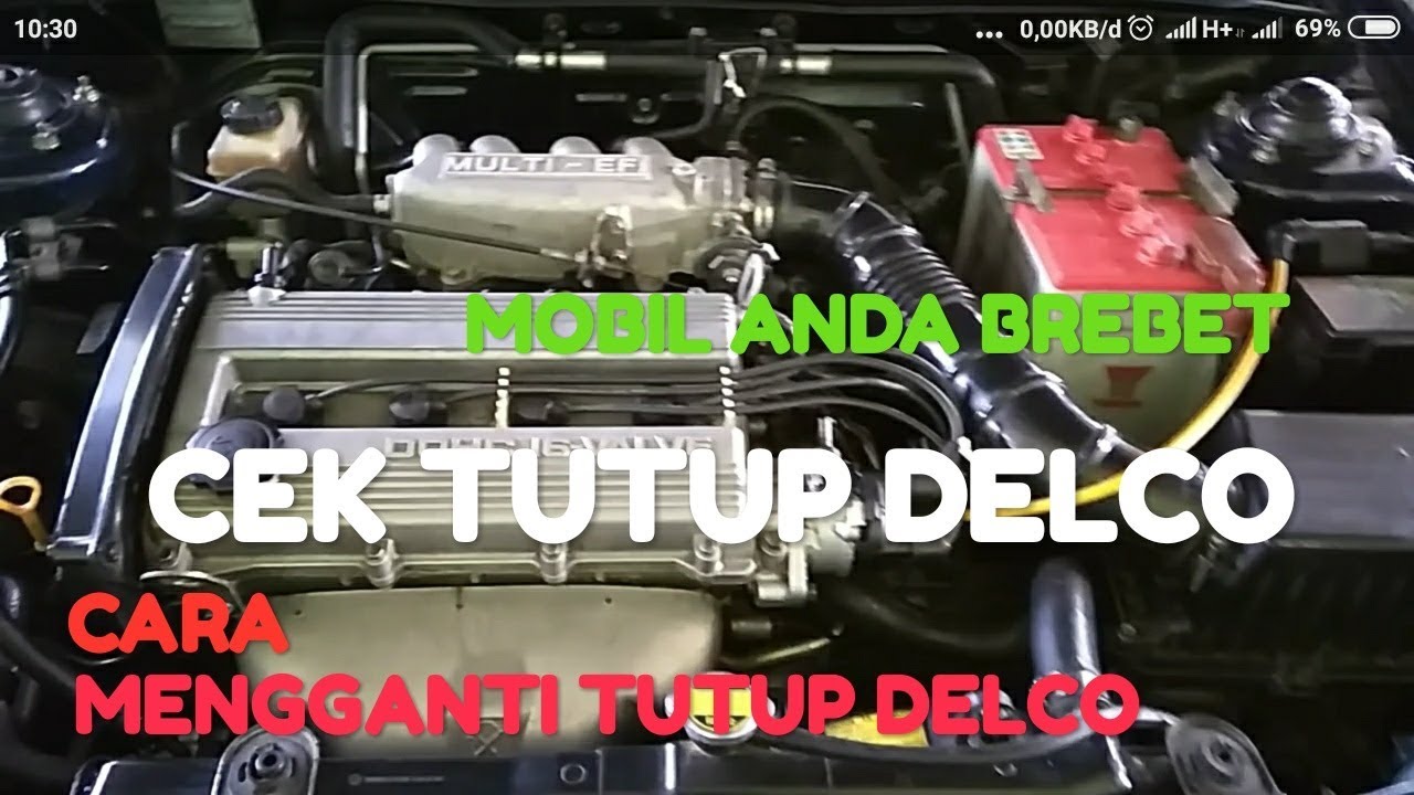 Cara memasang tutup delco mobil Timor dohc yang membuat mobil brebet