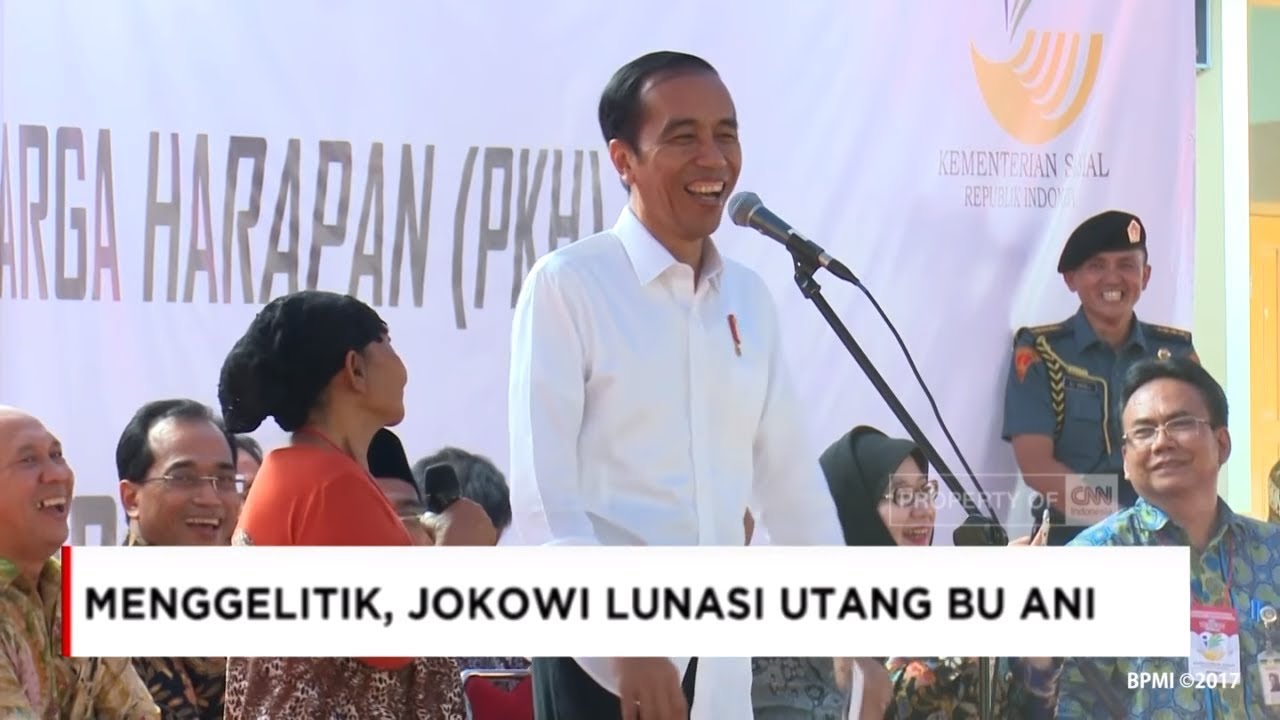 Momen Menggelitik & Sekaligus Mengharukan, Presiden Jokowi Lunasi Utang Bu Ani