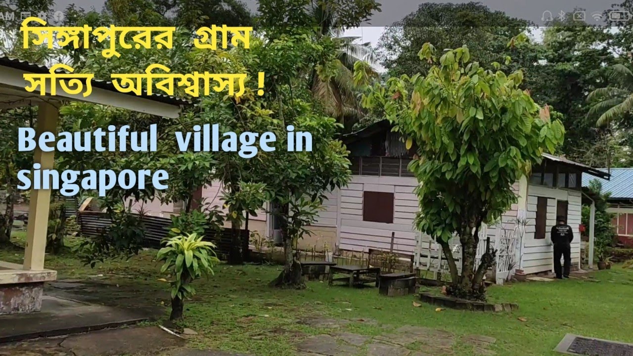 সিঙ্গাপুরের গ্রাম দেখতে  কেমন?how looks village in singapore?