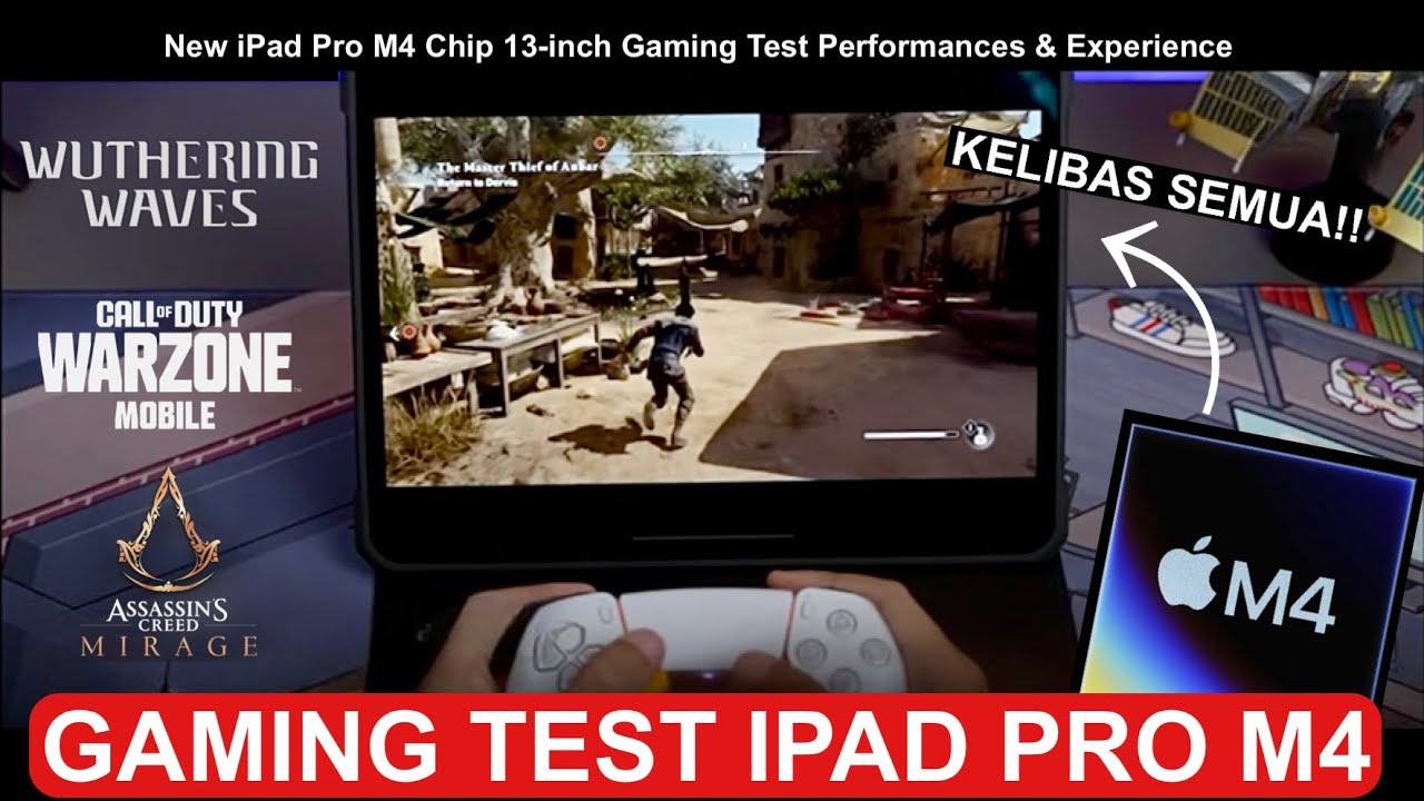 CHIPSET OVERPOWER M4!! Tes Banyak Game Berat di iPad Pro M4 Chip 2024!