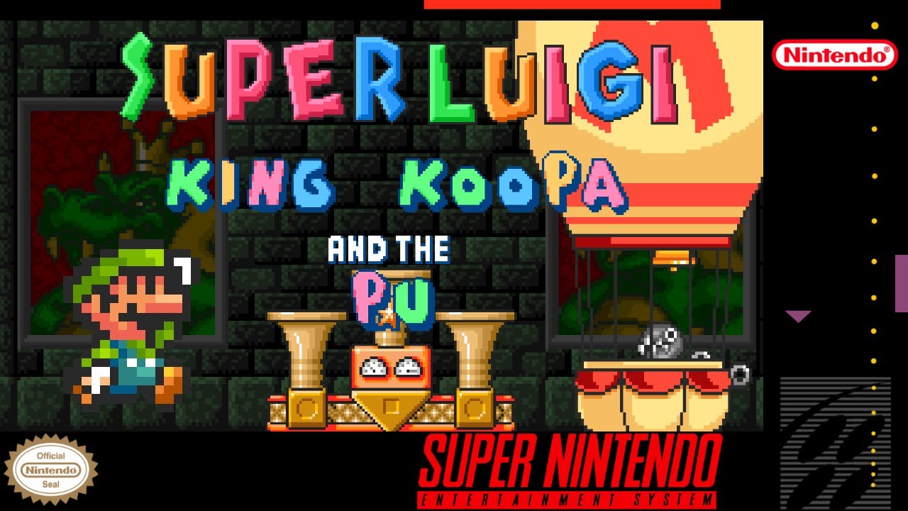 Super Luigi: King Koopa and the PU • New & Awesome Super Mario World Hack (2022)