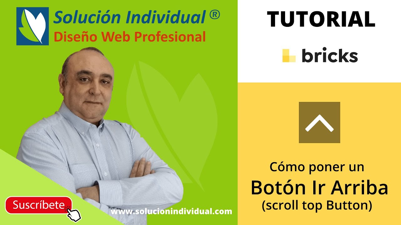 Bricks 1.4 Tutorial Botón Ir Arriba (scroll top Button)