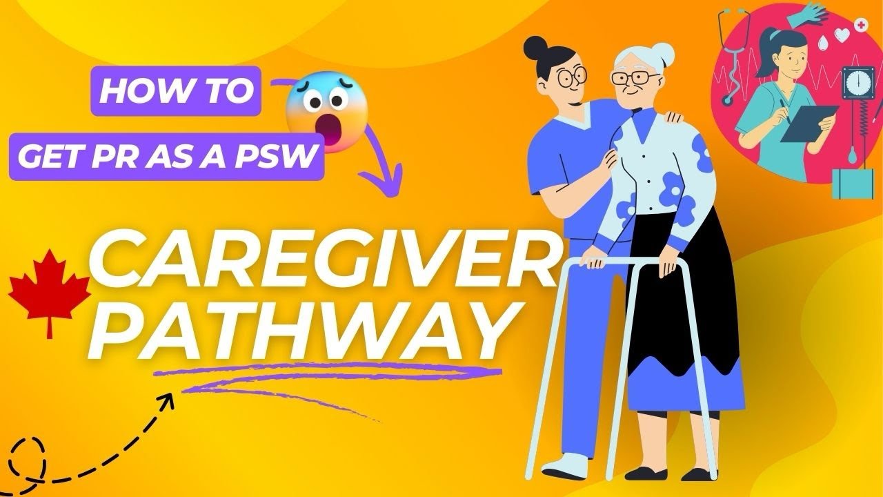 Caregiver PATHWAY| Step by Step Guide| NOC 44101| PSW PR in Canada 👩&zwj;⚕️🍁