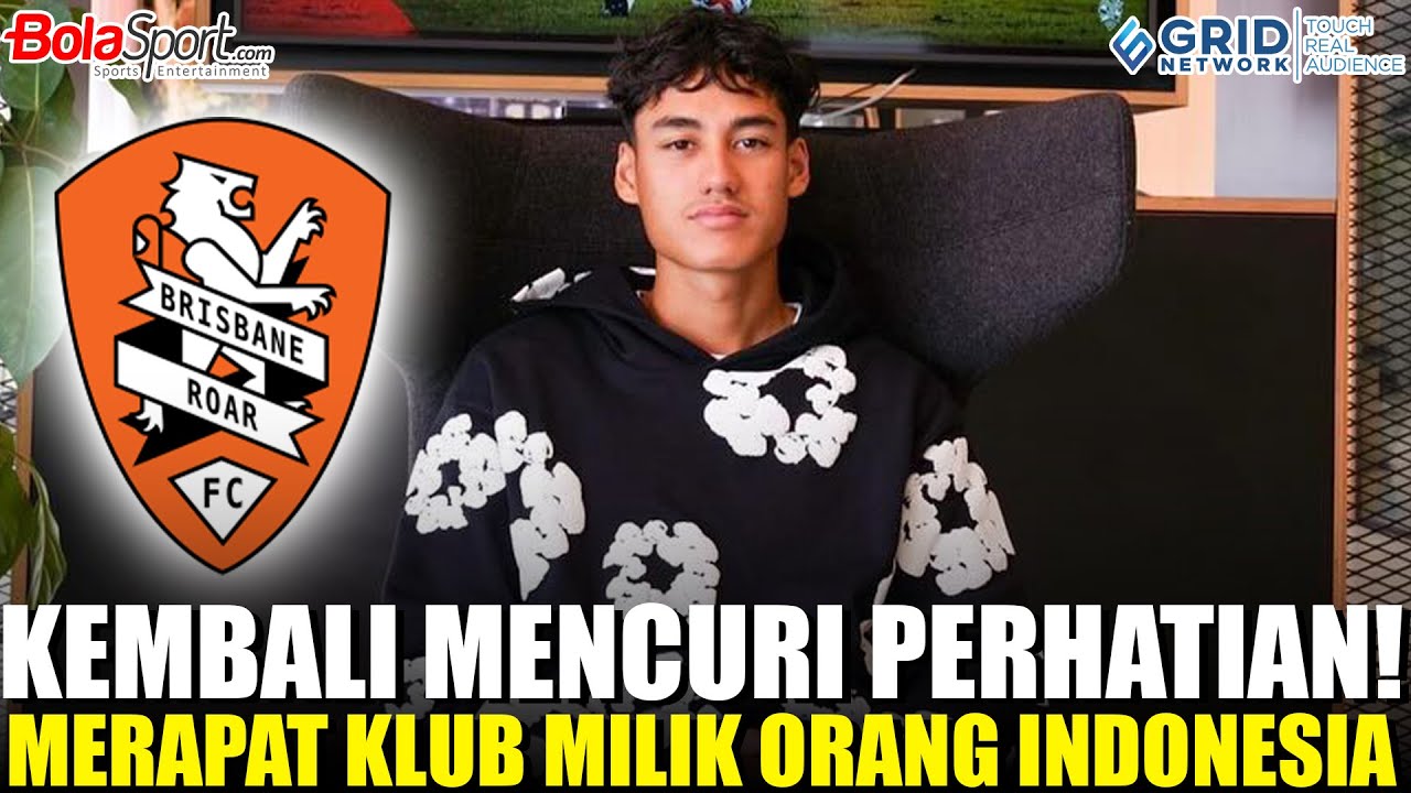 Rafael Struick Resmi Gabung Klub Milik Pengusaha Indonesia Brisbane Roar