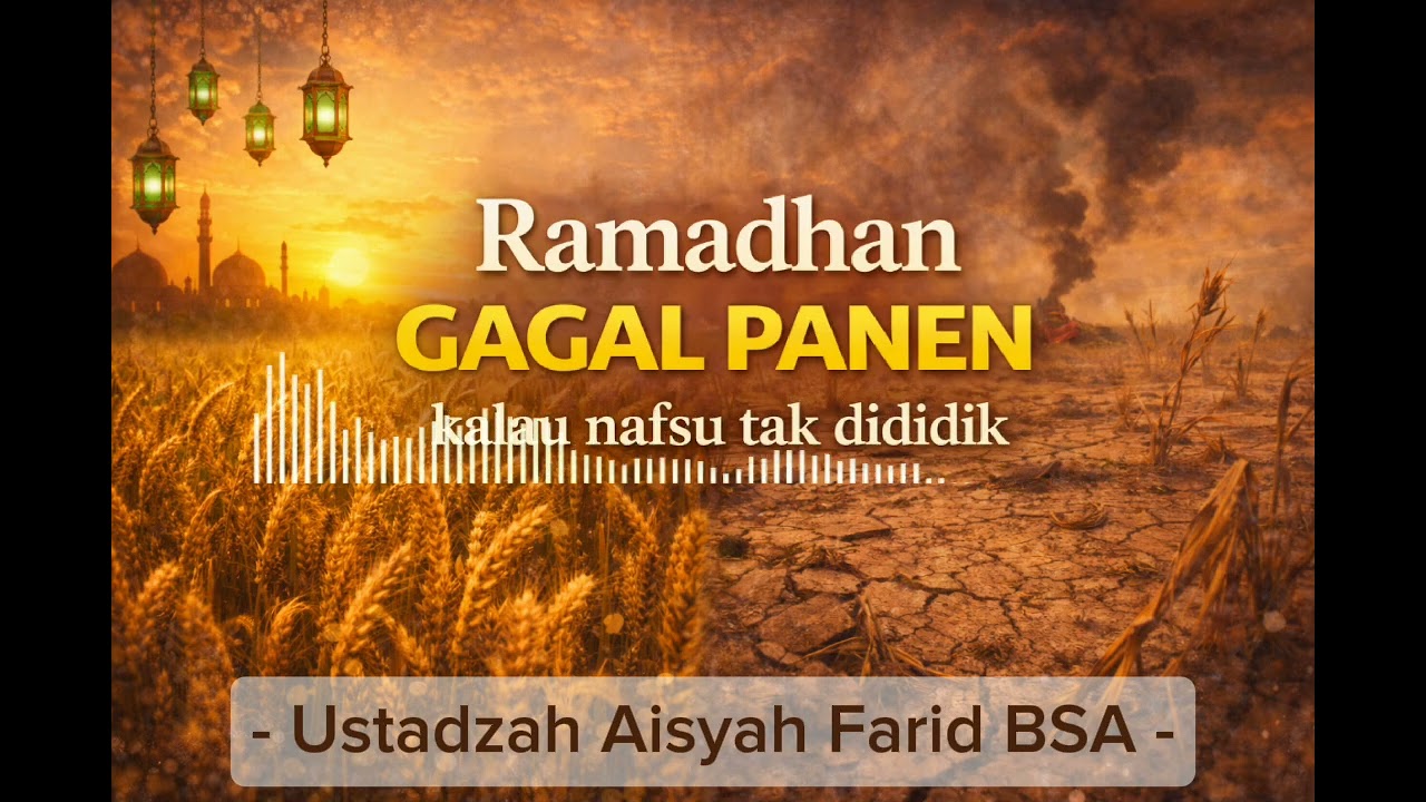 Ramadhan GAGAL PANEN kalau nafsu tak dididik