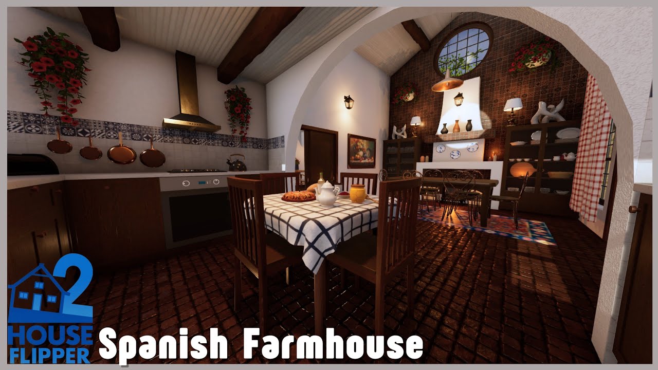 House Flipper 2 | Andalusian Cortijo | Sandbox Mode| Full Build & Tour