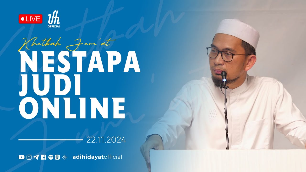 [LIVE] Khutbah Jum'at: Nestapa Judi Online - Ustadz Adi Hidayat